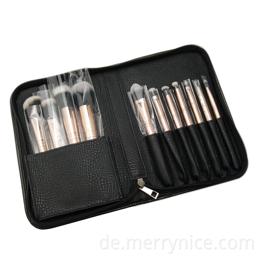 Makeup Brush Set with PU Bag